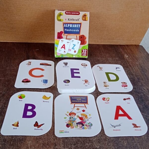 Kidkraft Early Learner 32-Piece Alphabet Flash Cards Set