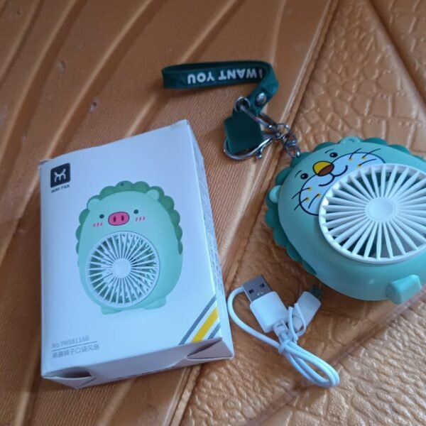 Cartoon USB Handheld Fan Portable Outdoor Mini Desktop Office Fan