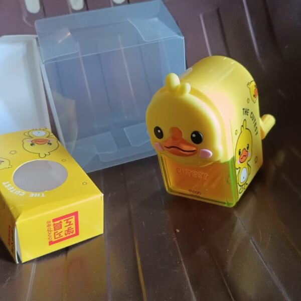 1b42b43e-2c67-4bc5-acbf-712f0fe3e7f0.jpg Plastic Cutest Duck Pencil Sharpener (1 Pc)