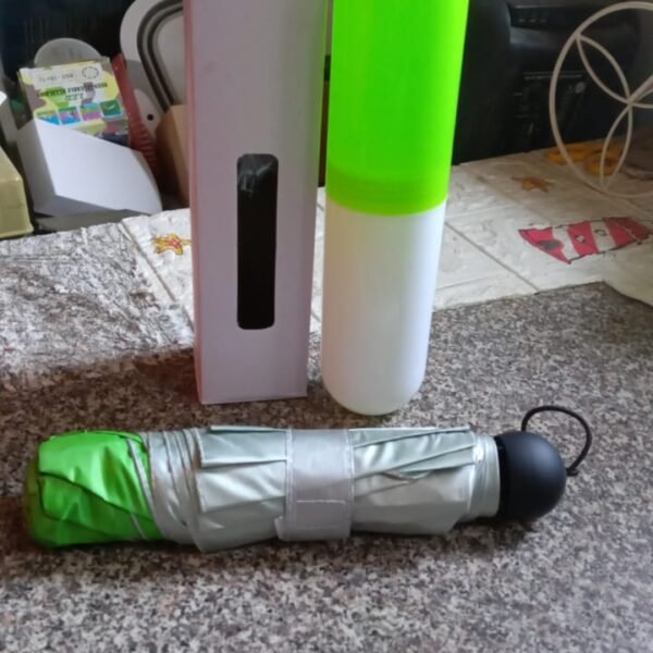 3 Fold Sun Protective Solid Foldable Outdoor Umbrella