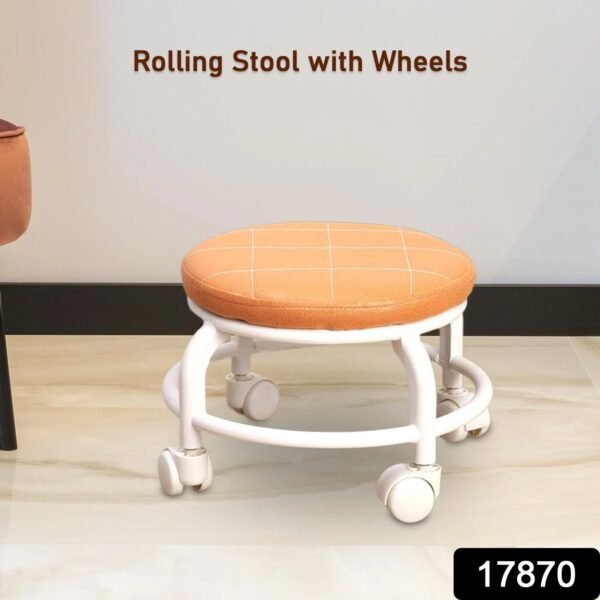 1cd056d1-200f-42c7-8a89-bd6c9c7f39ce.jpg Roller Seat Stool Low Height Rolling Plastic Stool Multifunctional (1 Pc)