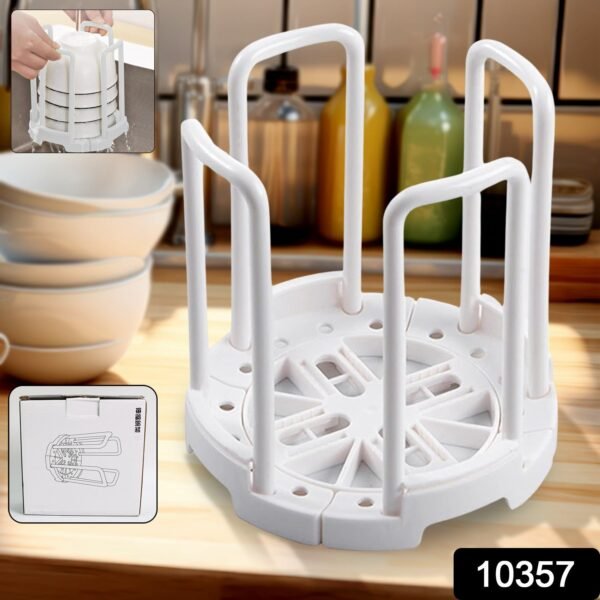 1d0ee10b-2d24-4c39-b8c9-ca8a2b7cd42d.jpg Plastic Bowl Holder Bowl Organizer Drain Rack (1 Pc)
