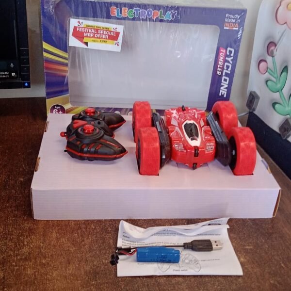 Electroplay Remote Control Car, Double Sided Fast Stunt Car (1 Set)