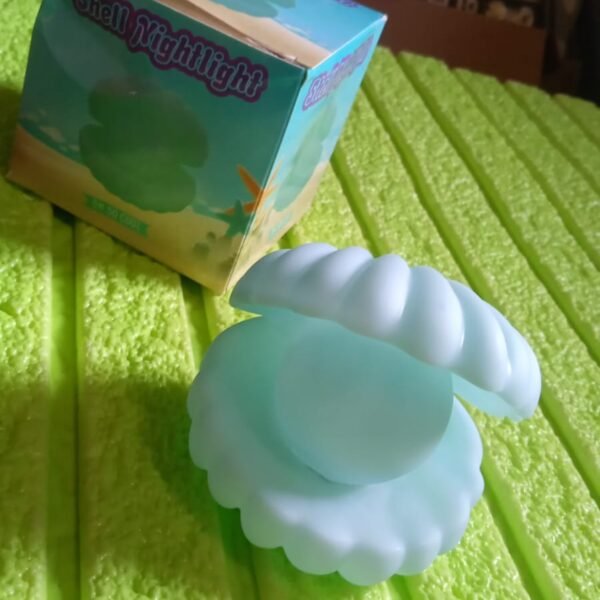 Pearl Shell Night Lamp Decorate Desk Lights Nursery Toy Lamp (Small Battery Operated)