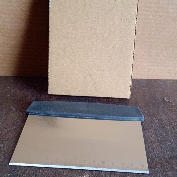 1fe48f2f-51f4-48e3-8d27-068254eecd22.jpg Premium Stainless Steel Dough Scraper (1 Pc)