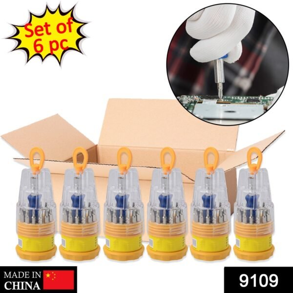 16-in-1 Screwdriver Set with 15 Magnetic Bits – Professional Driver Kit