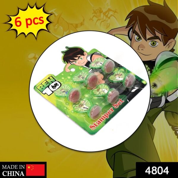 Cartoon Heart Stamps Motivational Reward Stamps for Kids, Teachers & Parents (6 Pcs)