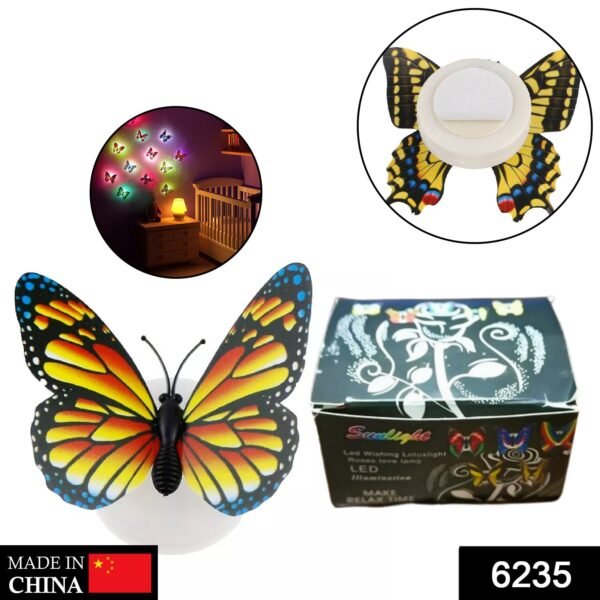 The Butterfly 3D Night Lamp Comes with 3D Illusion Design Suitable for Drawing Room