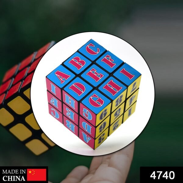 Alpha Numeric Cube for Educational & Entertaining Use by Kids and Adults