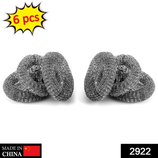 Stainless Steel Scrubber  /  Scourer (pack of 6pc)