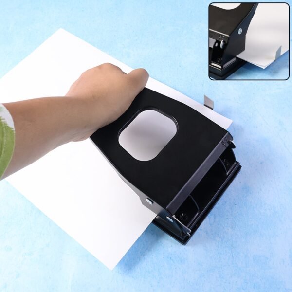 Heavy-Duty Metal 2-Hole Paper Punch Machine