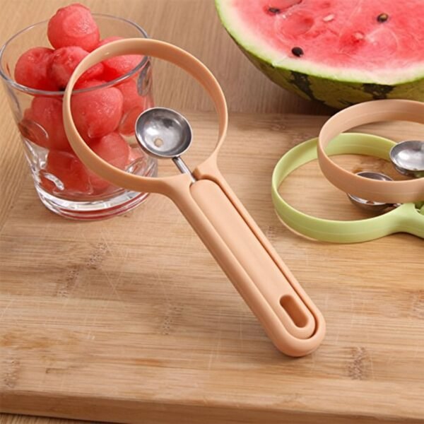 2 in 1 Fruit Scooper and Cutter Tool (1 Pc)