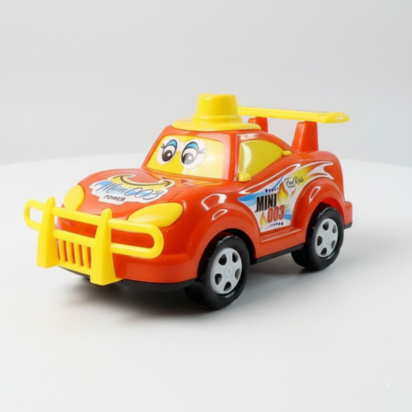 Funwoods Friction-Powered Cartoon Racing Car Toy - (1 Pc)