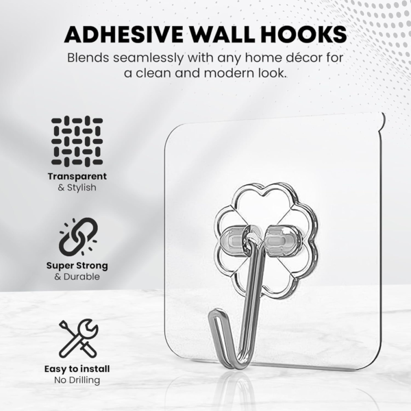 Multipurpose Strong Small Stainless Steel Adhesive Wall Hooks