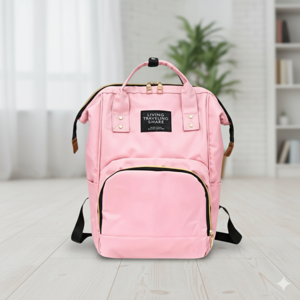 Multipurpose Large Capacity Mom's Backpack Diaper Bag (1 Pc)