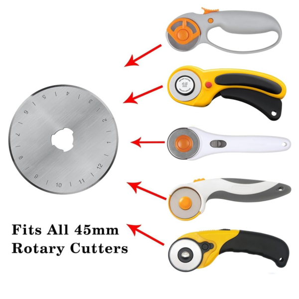 20059.png Heavy Duty Rotary Cutter 45mm Blade (1 Pc)