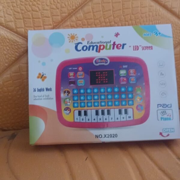Learning Educational Computer Kids Piano Laptop with LED Screen & Music