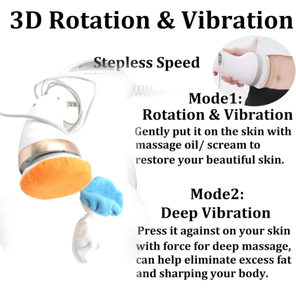 20092.png Body Sculpting Massager with 3 Pads – Adjustable Speed Handheld Body Massager