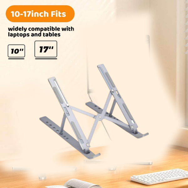 20099.png Metal Portable Laptop Stand, with 7 Adjustable Angles (1 Pc)