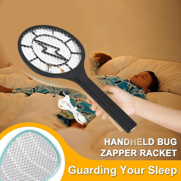 Rechargeable Electric Mosquito Killer Racket with Cable