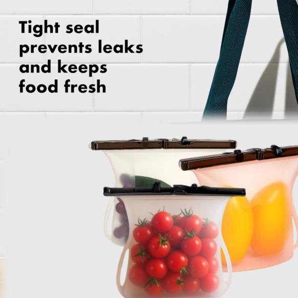 20190.png Eco-Friendly Food Storage: Reusable Silicone Bags (3-Pack) - Leakproof & Safe