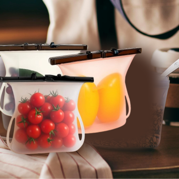 20193.png Eco-Friendly Food Storage: Reusable Silicone Bags (3-Pack) - Leakproof & Safe