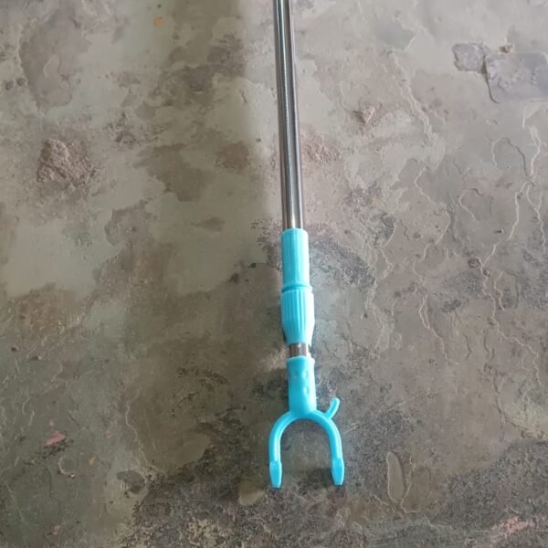 Stainless Steel Telescopic Pole Clothes Hooks Hanger (1 Pc / 1 Mtr.)