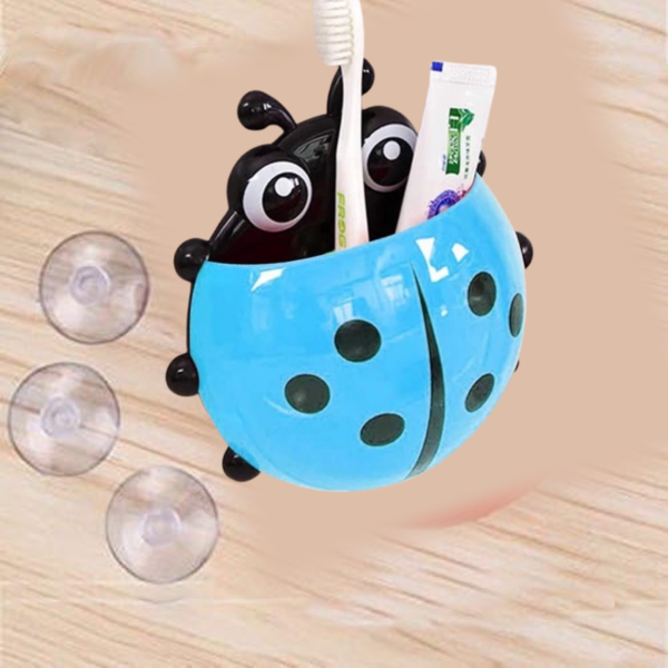 20236_f4bb4a0b-ca6c-42ef-a4a3-7c8a358f5fd8.png Ladybug Toothbrush Holder (1 Pc)