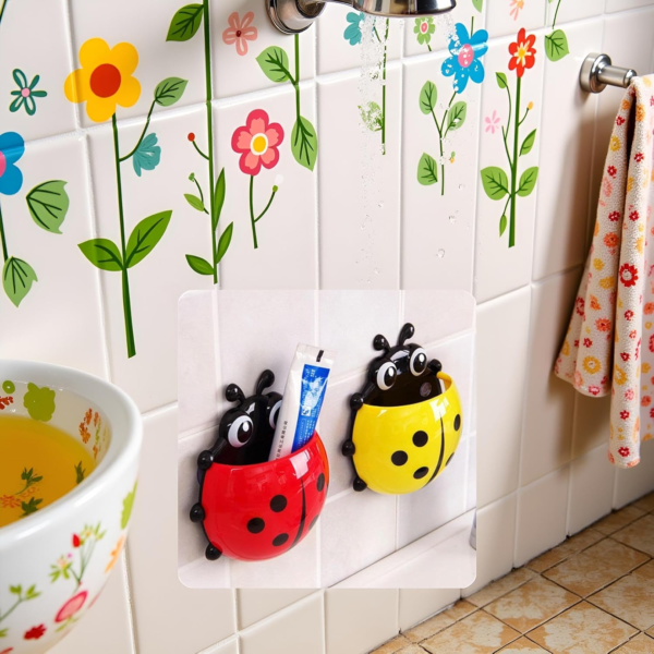 20240_f22e345a-1f21-4add-aa55-afc25d65a717.png Ladybug Toothbrush Holder (1 Pc)