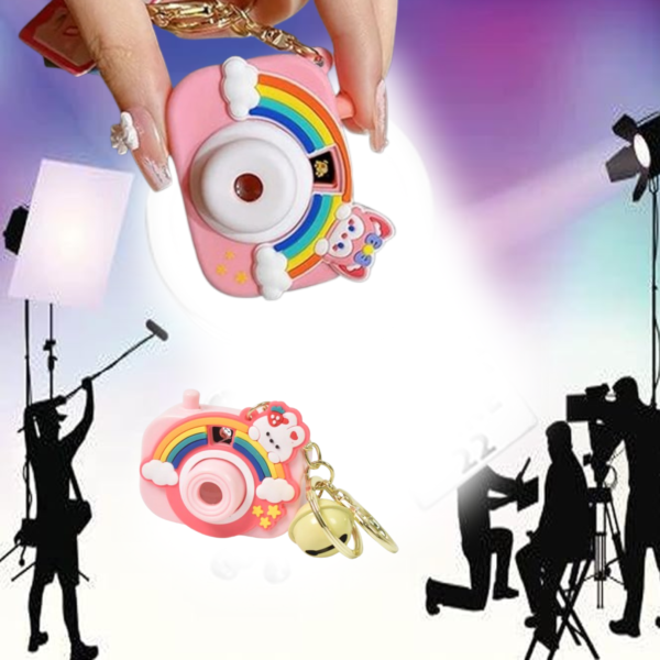 20242.png Projective Camera Keychain (1 Pc / Mix design)