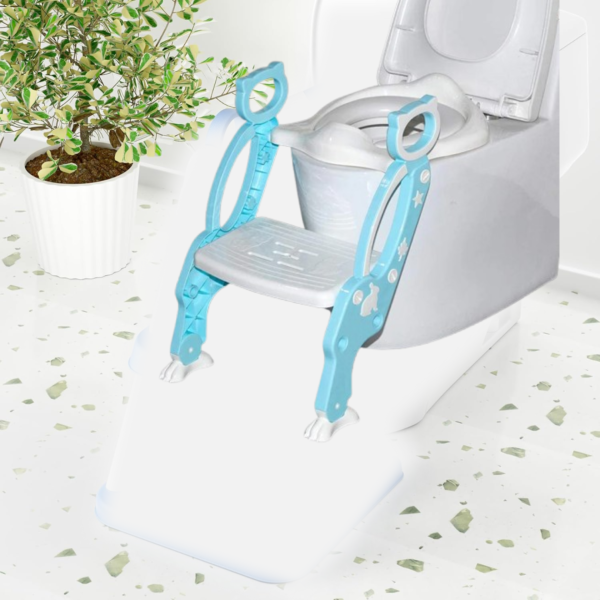 20271.png 2 In 1 Potty Training Toilet Seat with Step Stool Ladder For Toddlers