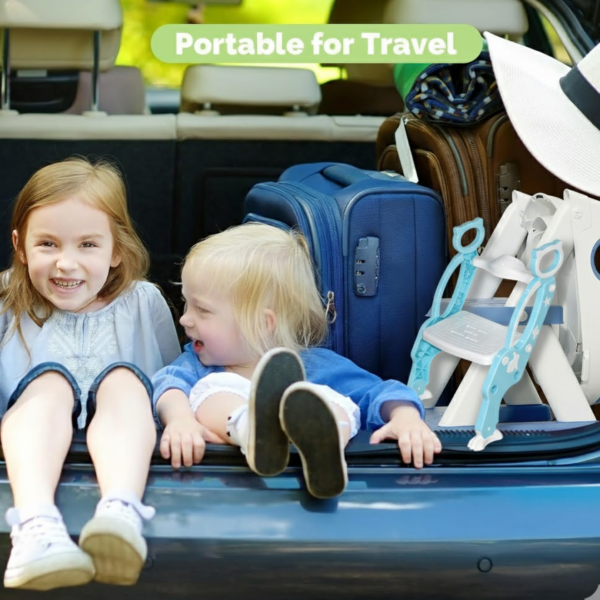 20273.png 2 In 1 Potty Training Toilet Seat with Step Stool Ladder For Toddlers