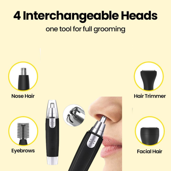 20277.png Sharp Steel Battery-Operated Ear and Nose Hair Trimmer