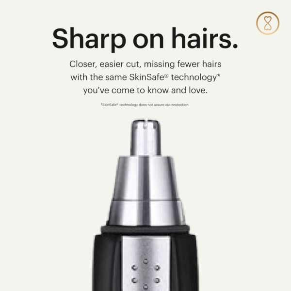 20279.png Sharp Steel Battery-Operated Ear and Nose Hair Trimmer