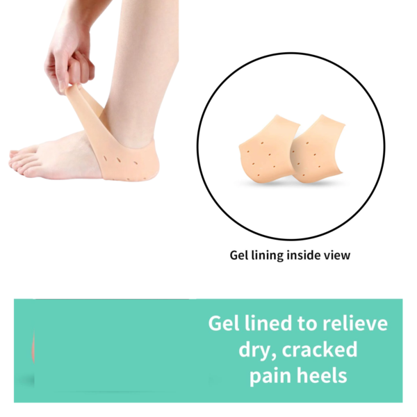 20317_0a172e2e-6878-4133-9827-db8b9f03f2a6.png Anti Crack Silicon Gel Heel Moisturizing Socks for Foot Care Men Women (Loose Pack)