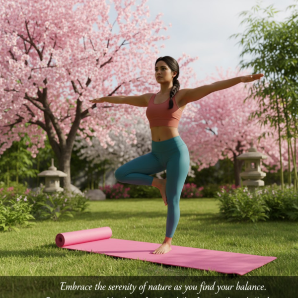 Yoga Mat Eco-Friendly for Fitness & Gym – Non-Slip Exercise Mat (180x60cm)