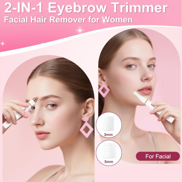 20368.png Mini Electric Eyebrow & Facial Hair Trimmer - (Set)