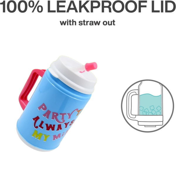 20368_a452595c-2d47-4c7c-8ba7-39bc73ca610e.png Insulated Mug with Lid Handle Flexible Straw with Cap (709 ML)