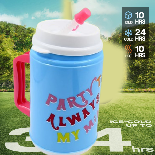 20369_d329509a-afe7-4cef-901b-dfcc24571de4.png Insulated Mug with Lid Handle Flexible Straw with Cap (709 ML)