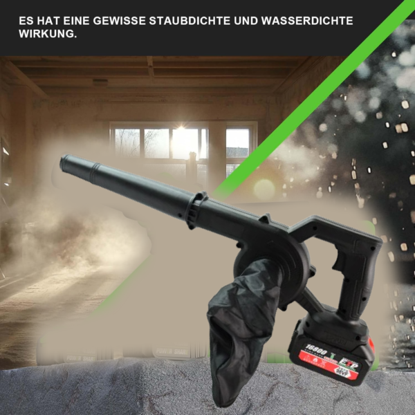 Multi-Purpose Home and Garden Air Blower Kit with Collection Bag for Easy Cleaning