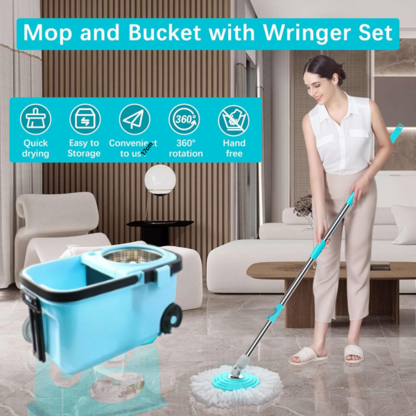 20403.png Premium 360° Spin Cleaning Mop Set
