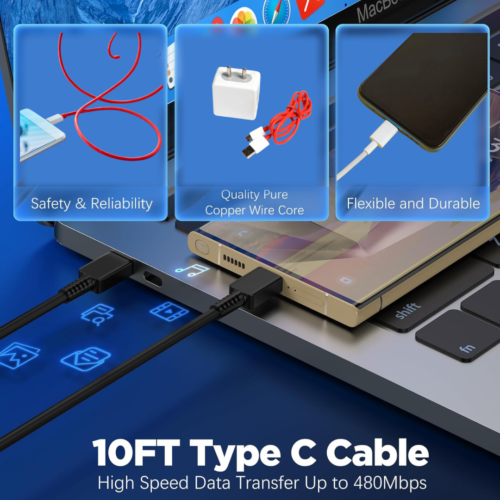 20432.png Super Fast Charger With Cable for All iPhone, Android, Smart Phones, Tablets.