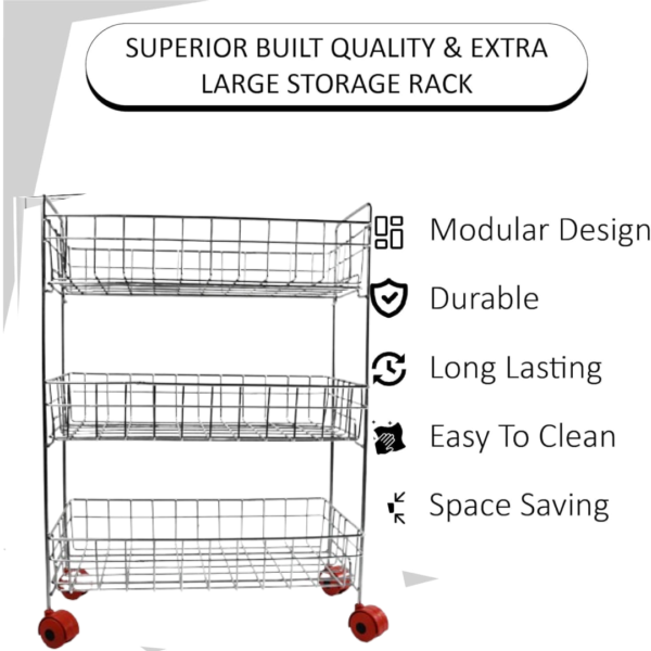 20467.png 3-Tier Stainless Steel Kitchen Trolley