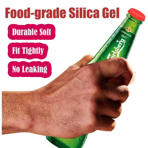 Beer Savers Caps for Soda & Bottles (6-Piece)