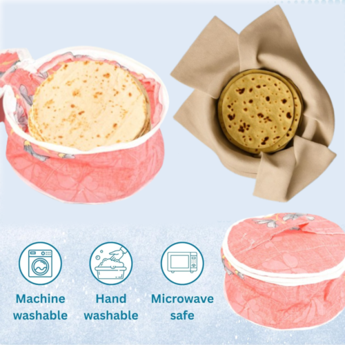 20532.png Hot Chapatti Washable Cotton Cloth Casserole Box