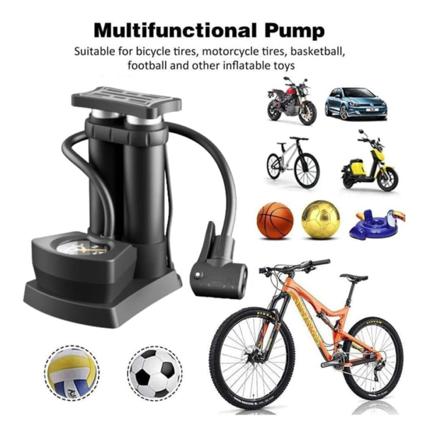 20536.png Portable Mini Bike Pump with Gauge