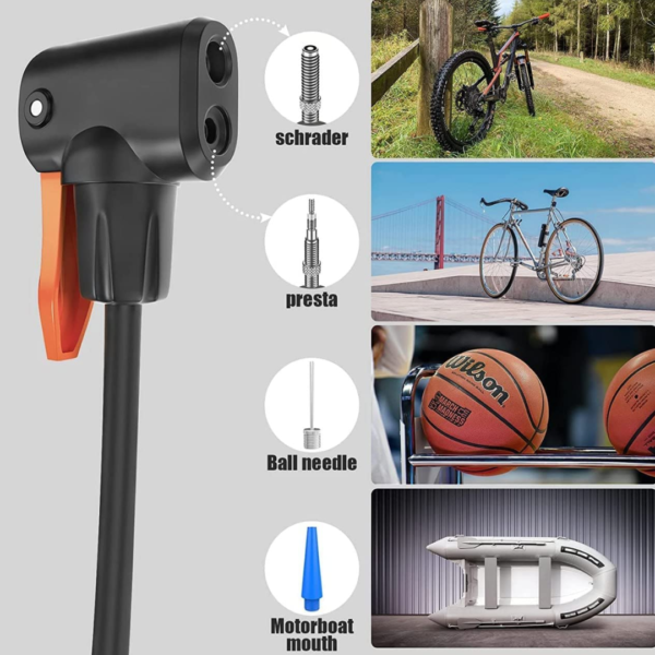 20537.png Portable Mini Bike Pump with Gauge