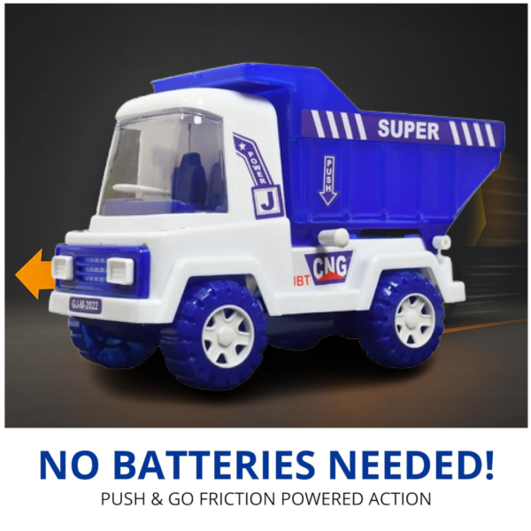 Big Friction Powered Dumper Truck Toy for Kids
