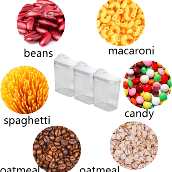 20618.png Kitchen Storage Jars & Container Set 3pc , Transparent Jar Set For home & Kitchen Use