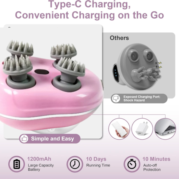 Smart Electric Scalp Massager (1 Pc)